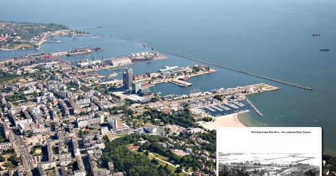 Gdyński port kiedyś i dziś