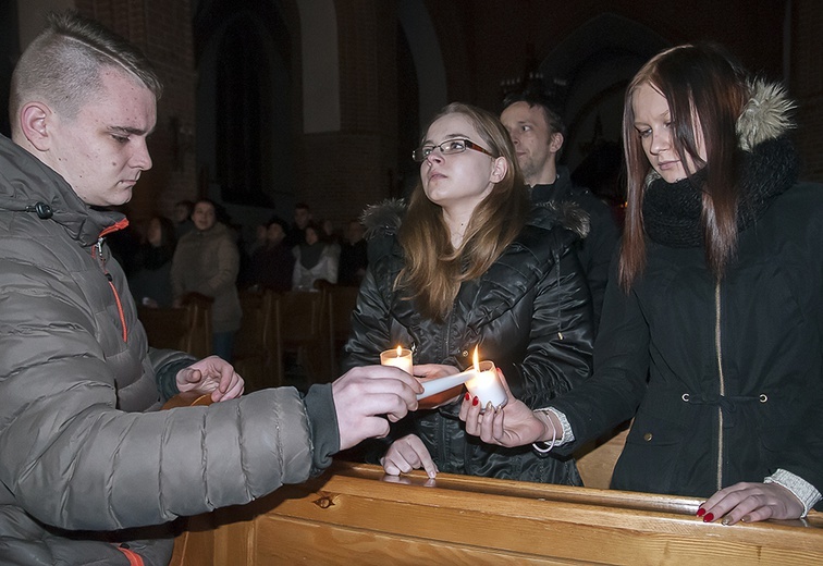 Symbole ŚDM w Świdwinie