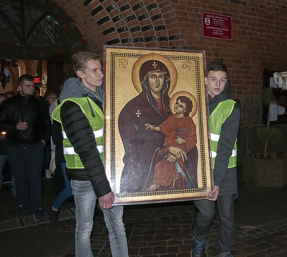 Symbole ŚDM w Świdwinie