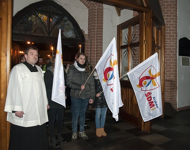 Symbole ŚDM w Świdwinie