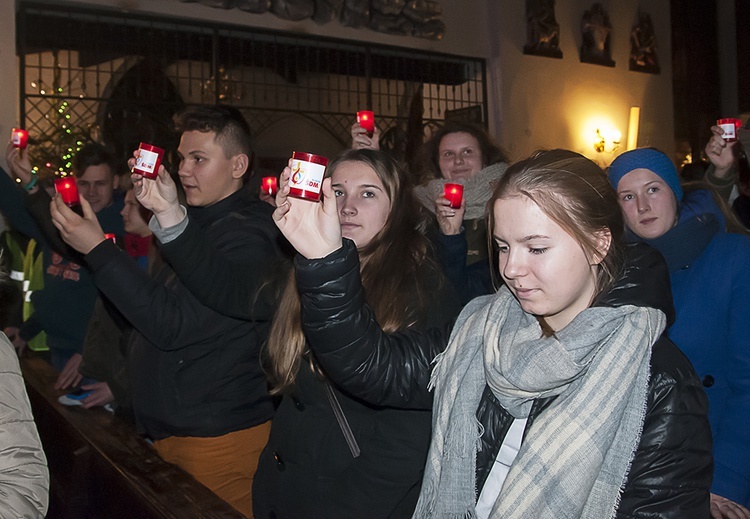 Symbole ŚDM w Złocieńcu