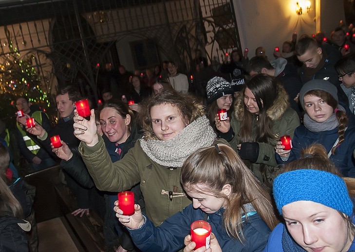 Symbole ŚDM w Złocieńcu