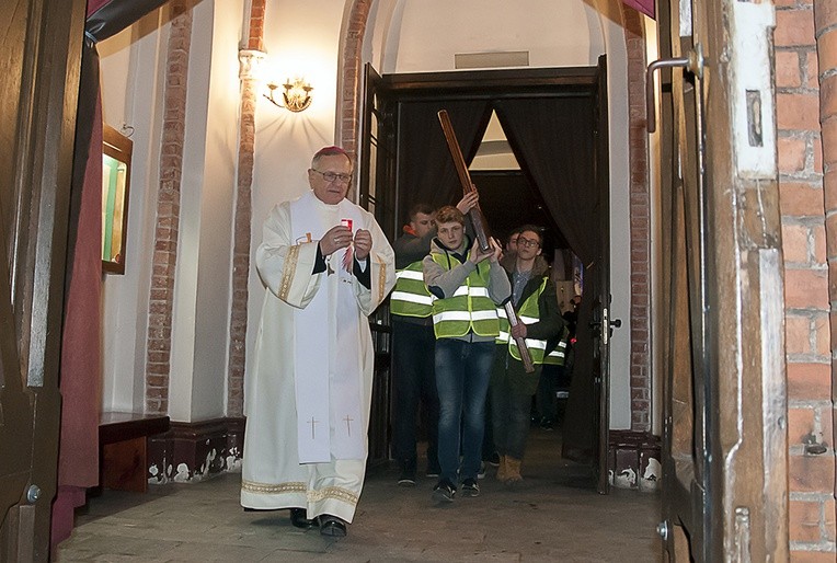 Symbole ŚDM w Złocieńcu