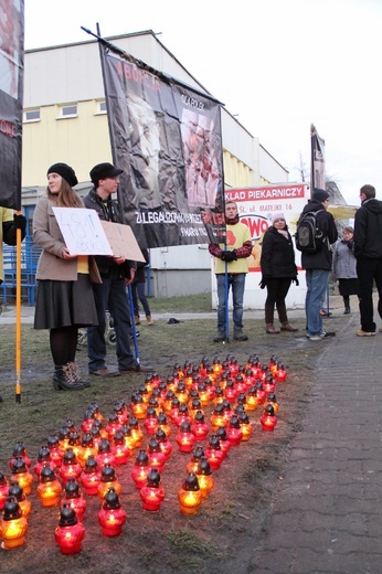 Pikieta antyaborcyjna w Rudzie Śl.