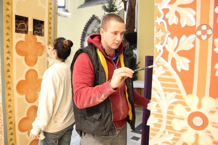 Nowe malowidła w kościele w Rydułtowach