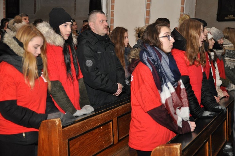 Symbole ŚDM w Sławnie