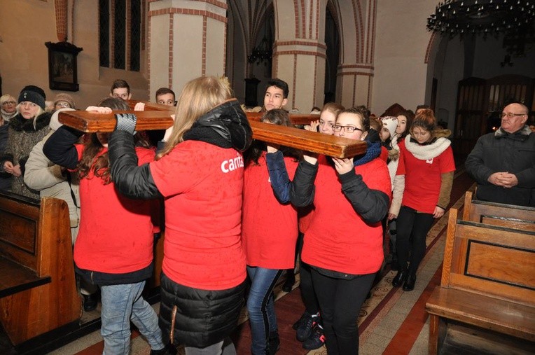 Symbole ŚDM w Sławnie