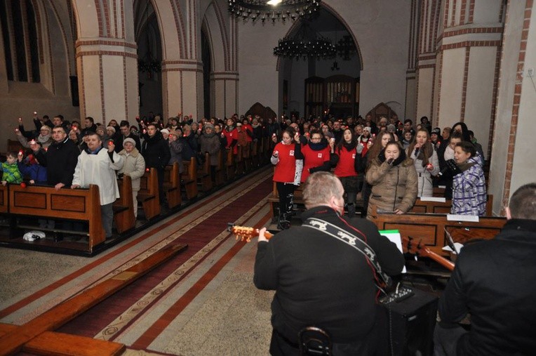 Symbole ŚDM w Sławnie