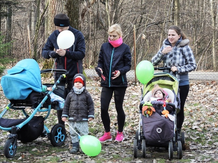 Rodzinny spacer buggygym w bielskiej Wapienicy