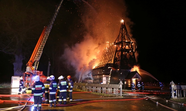 Akcja gaśnicza w Libuszy