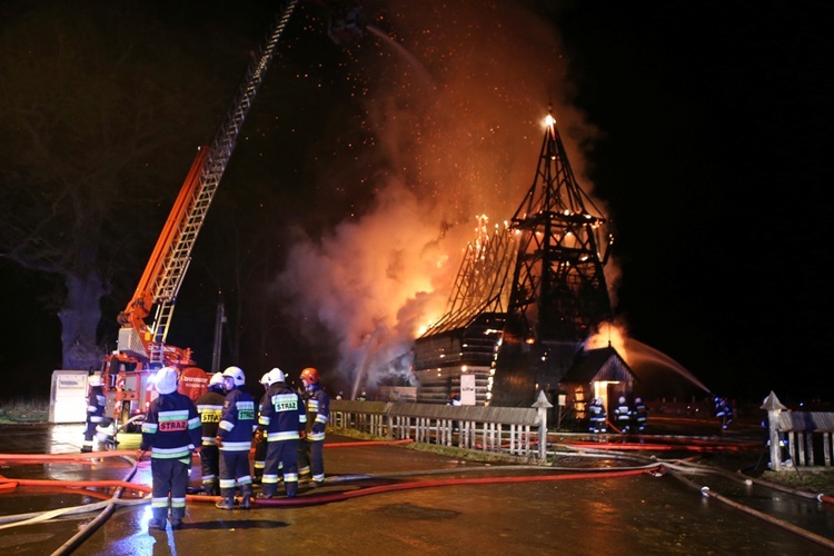 Akcja gaśnicza w Libuszy