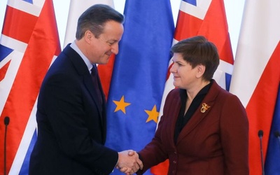 David Cameron w Polsce