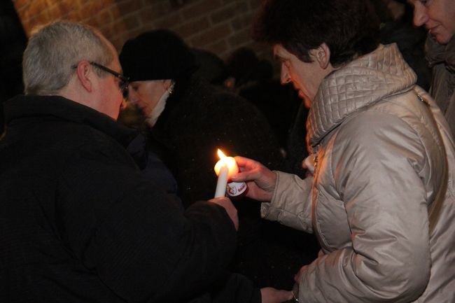 Symbole ŚDM w Darłowie