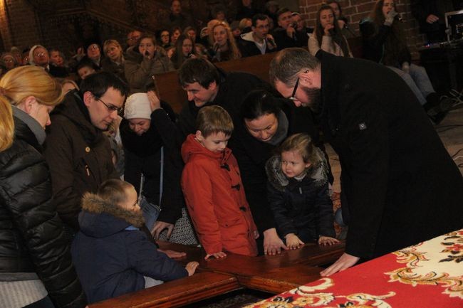 Symbole ŚDM w Darłowie