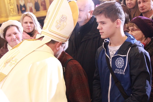 Święcenia biskupie ks. Leszkiewicza, cz. II. Goście i życzenia.