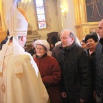 Święcenia biskupie ks. Leszkiewicza, cz. II. Goście i życzenia.