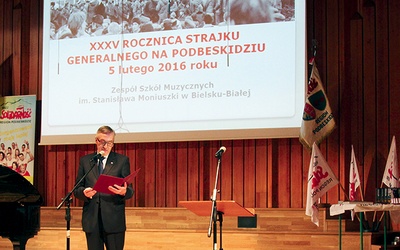  Wiceminister Stanisław Szwed odczytał list od premier Beaty Szydło