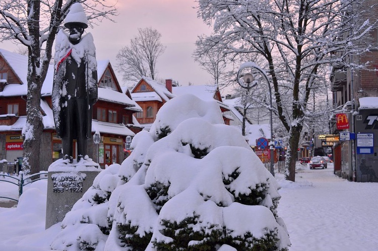 Zakopane w śniegu