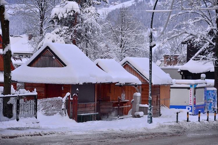 Zakopane w śniegu