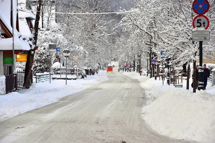 Zakopane w śniegu