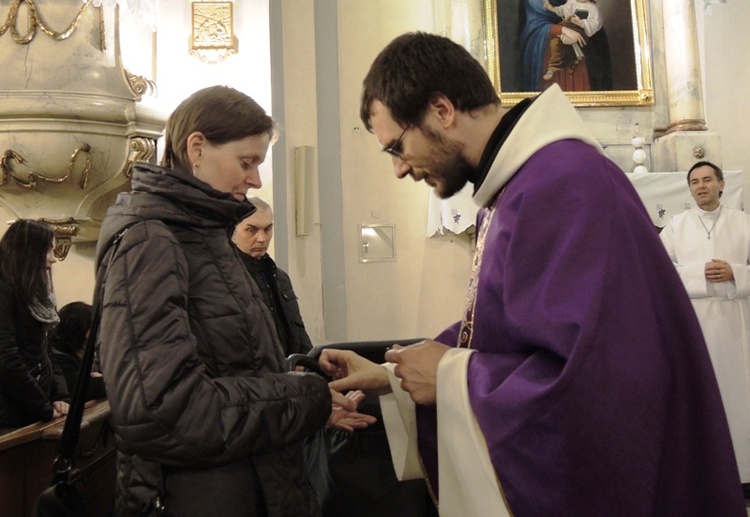 Namaszczenie chorych u franciszkanów w Cieszynie