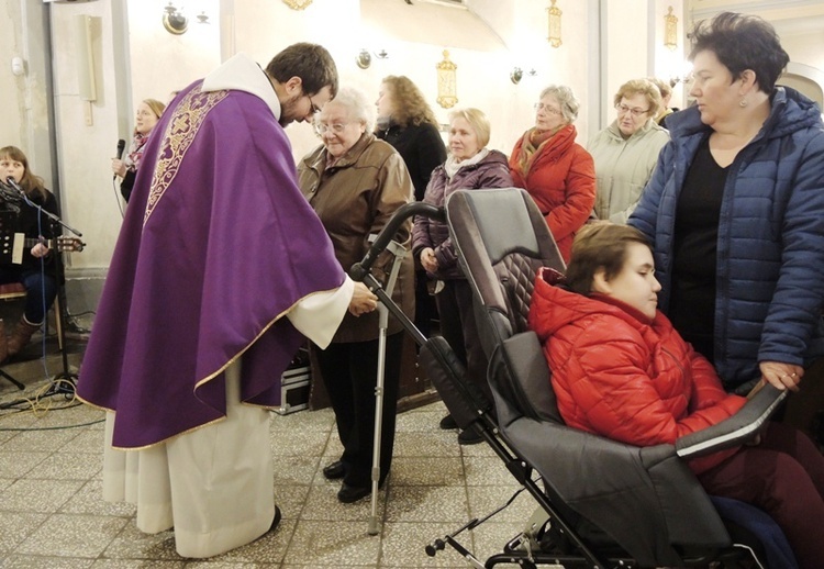 Namaszczenie chorych u franciszkanów w Cieszynie