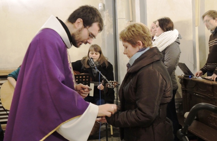 Namaszczenie chorych u franciszkanów w Cieszynie