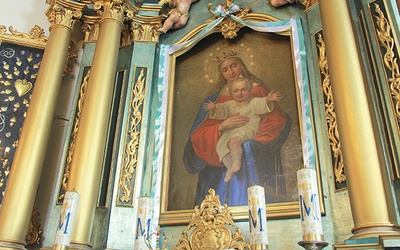  Matka Boża Zagórzańska w typie turyńskim to historycznie trzeci czczony w Zagórzanach wizerunek Maryi