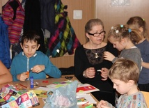 W pierwszym tygodniu ferii w parafii św. Jakuba w Skierniewicach zajęcia dla dzieci poprowadziła Maria Groszkowska