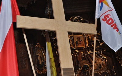 Krzyż ŚDM w kościele NMP Królowej Polski w Kamionnej