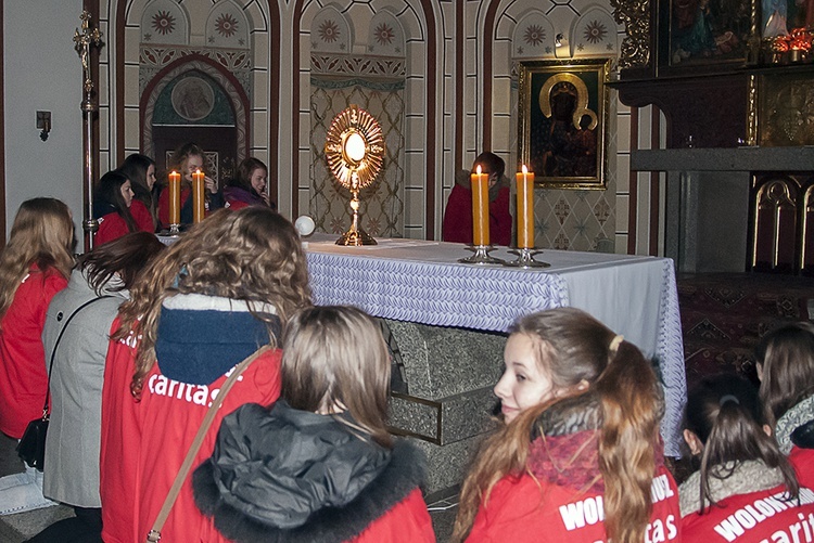 Czuwanie młodzieży w Szczecinku