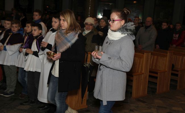 Symbole ŚDM w Kostrzynie nad Odrą