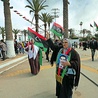 Demonstracja w stolicy  Libii w piątą rocznicę obalenia dyktatury