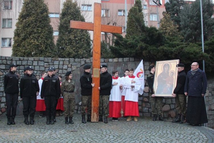 Symbole ŚDM w Sulęcinie