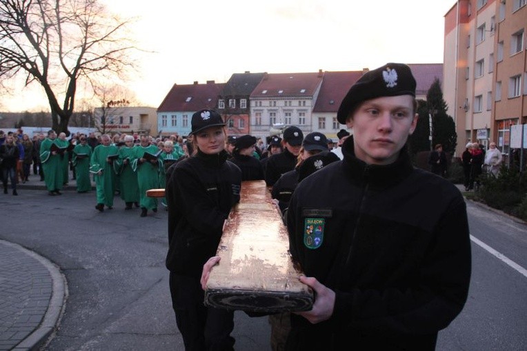 Symbole ŚDM w Sulęcinie
