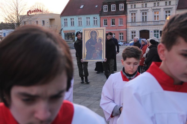 Symbole ŚDM w Sulęcinie