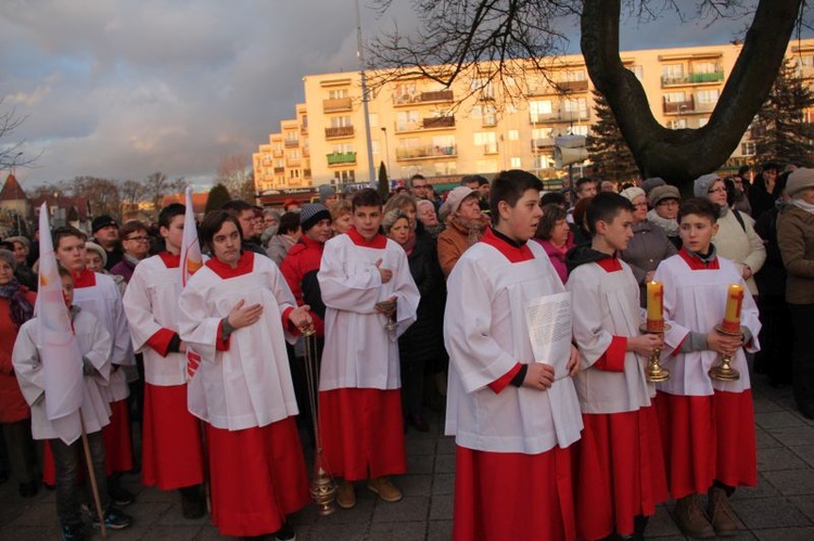 Symbole ŚDM w Sulęcinie