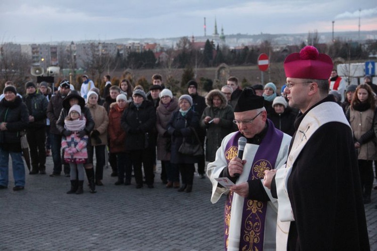 Symbole ŚDM w Świebodzinie