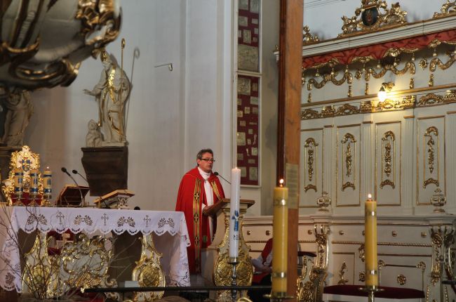 Znaki ŚDM w sanktuarium w Rokitnie