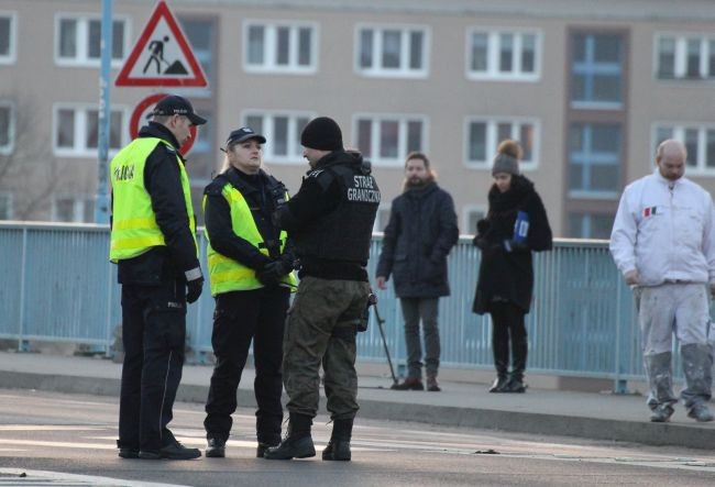 Znak ŚDM w Słubicach