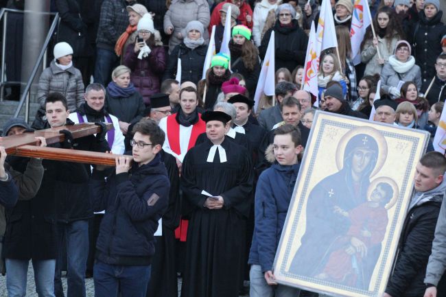 Znak ŚDM w Słubicach