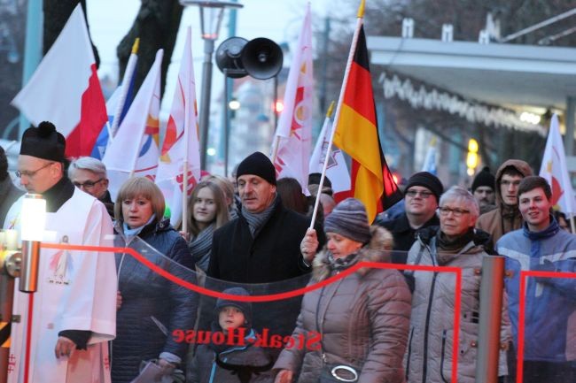 Znak ŚDM w Słubicach