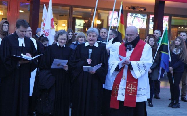 Znak ŚDM w Słubicach