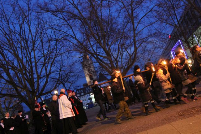 Znak ŚDM w Słubicach