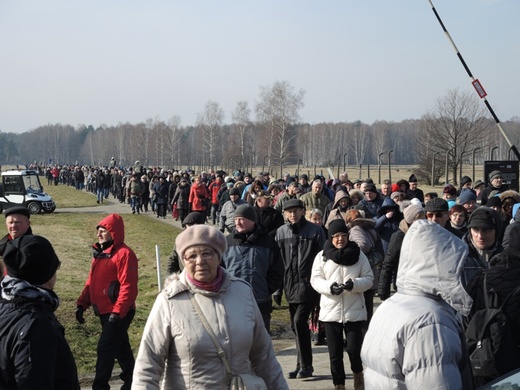 Droga Krzyżowa na terenie KL Auschwitz-Birkenau