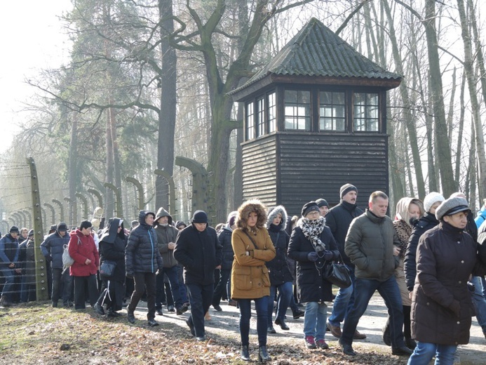 Droga Krzyżowa o Trzeźwość Narodu w byłym KL Auschwitz-Birkenau - 2017