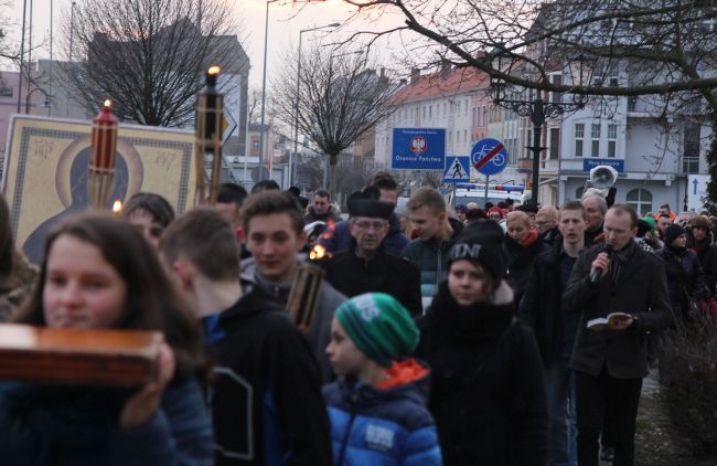 Znaki ŚDM w Gubinie