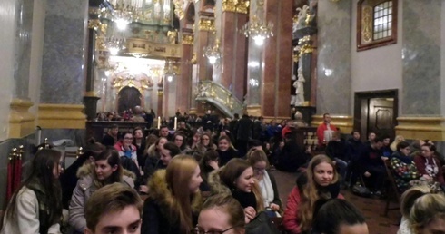Czuwanie maturzystów