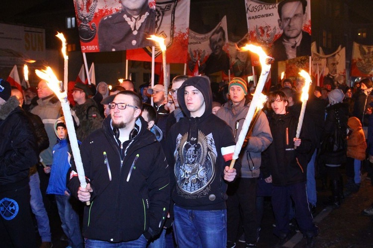 Marsz ku czci Żołnierzy Wyklętych w Pile