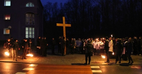 Znaki ŚDM w Zielonej Górze